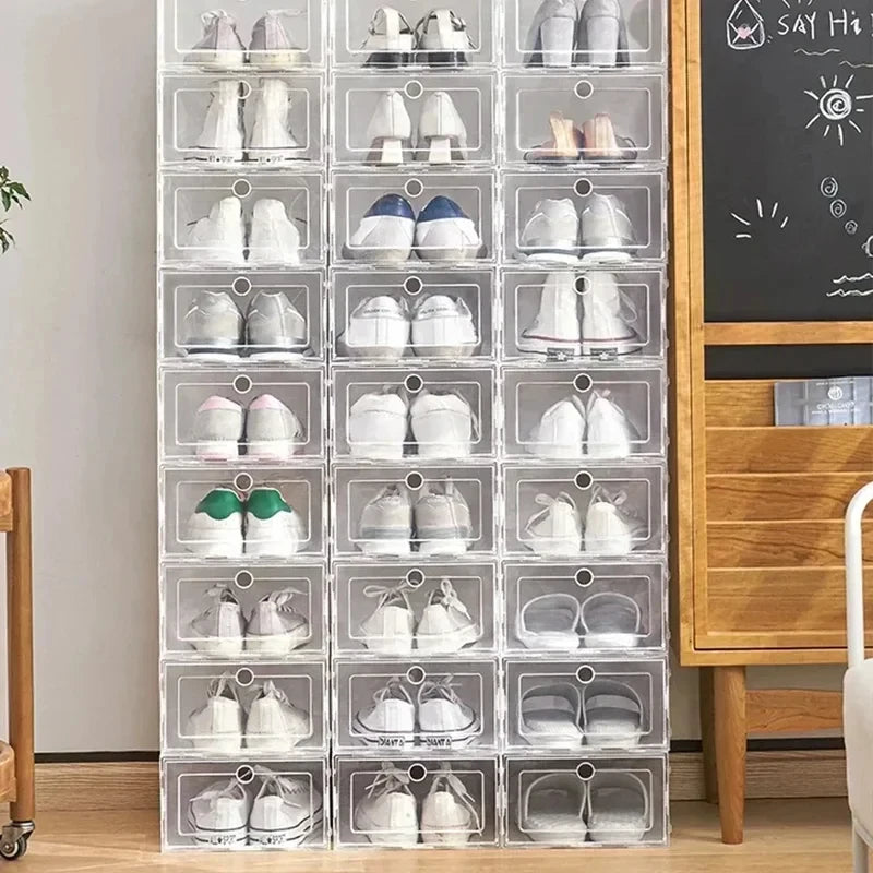 Cajas de Zapatos Transparentes Apilables