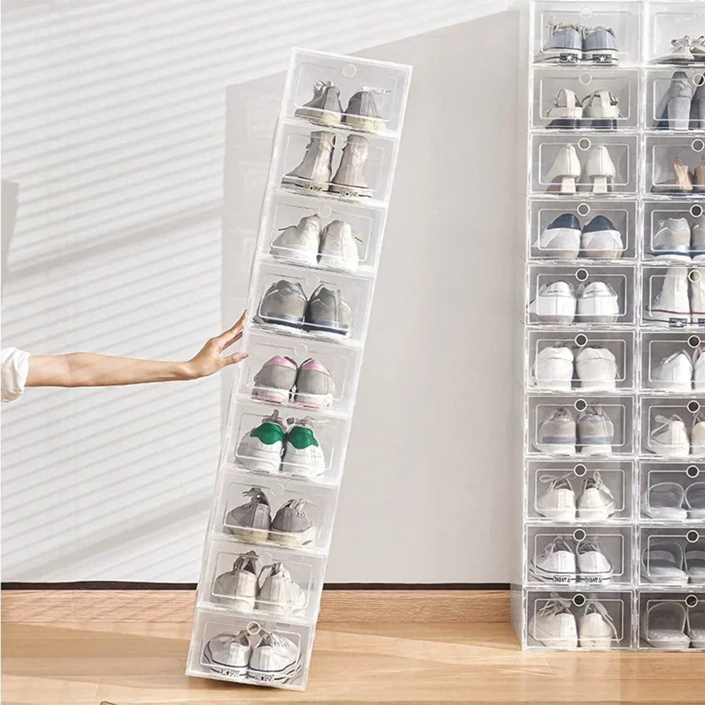 Cajas de Zapatos Transparentes Apilables