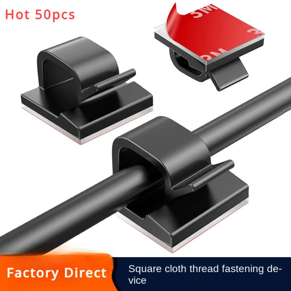 Clips Organizadores de Cables – Adiós al Caos de Cables