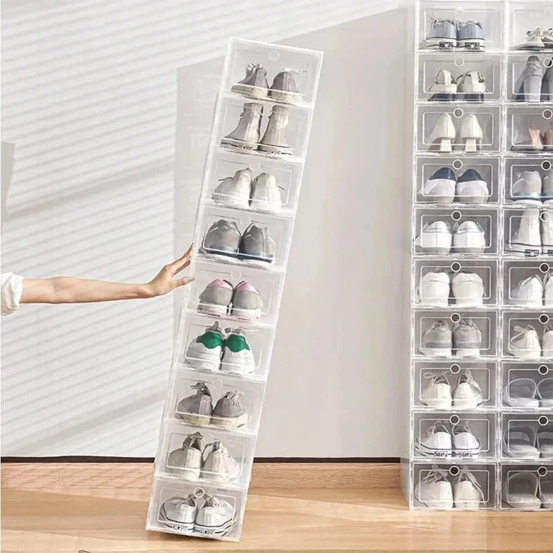 Cajas de Zapatos Transparentes Apilables