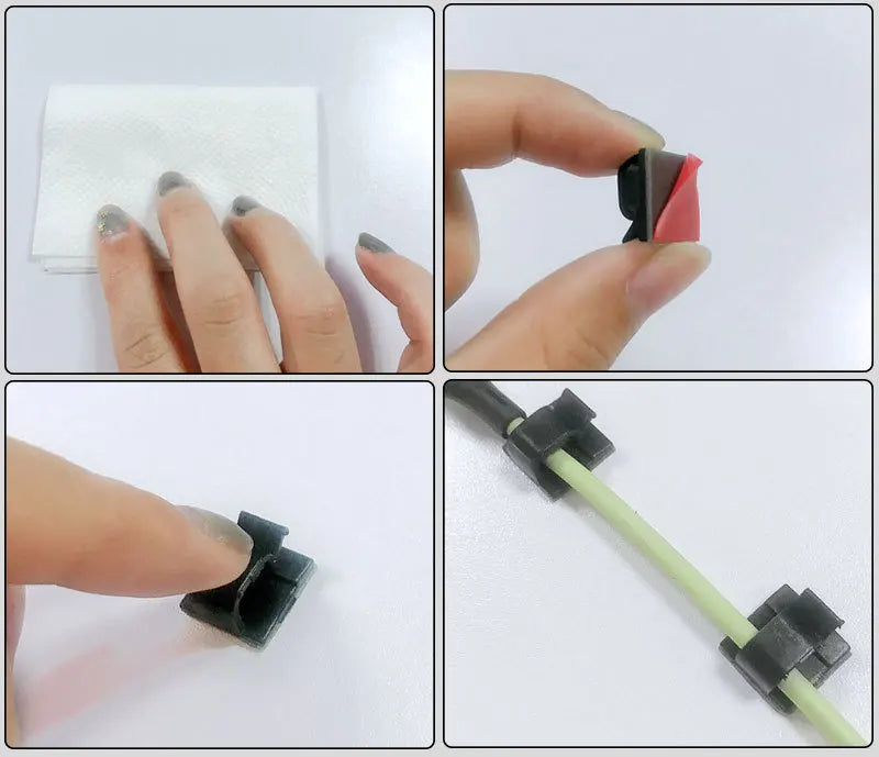 Clips Organizadores de Cables – Adiós al Caos de Cables