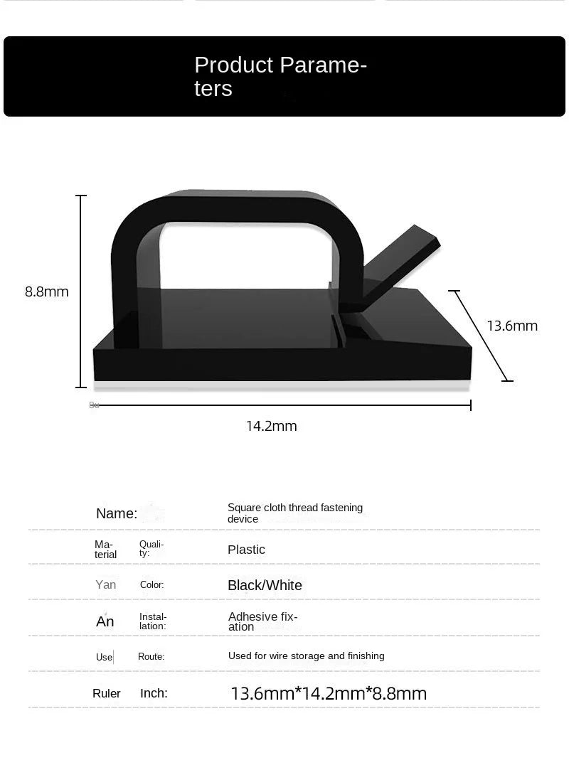 Clips Organizadores de Cables – Adiós al Caos de Cables
