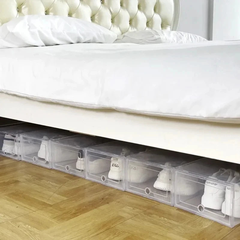Cajas de Zapatos Transparentes Apilables